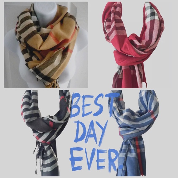 ๐ฃ 3 / 20 NEW COLORS Tartan Plaid Scarf More COLOR - Picture 4 of 8